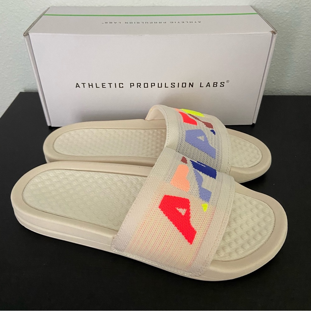 APL Women's Big Logo TechLoom Slide Sandals - Picture 4 of 12